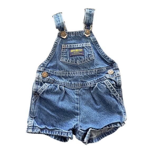 Vintage 90’s OshKosh B’Gosh Short Overalls - Picture 1 of 6
